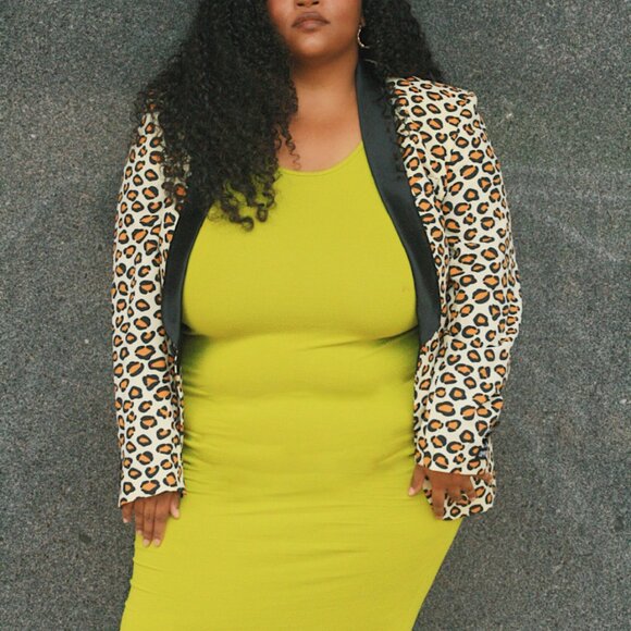 LARGE Animal Print Blazer - Picture 3 of 3
